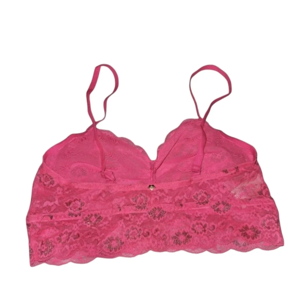 Victoria's Secret PINK Lace Bralette Sz L New